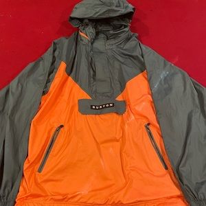 *RARE* Burton Papaya/Antique Green Anorak